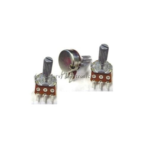 10pcs WH148 B5K 5K OHM Linear Taper Rotary Potentiometer 5KB B5K Pot