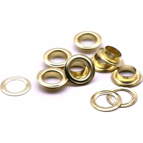 40sets/pack(Outer diameter)22mm (internal)14mm (high)4.5mm metal grommets gold eyelet