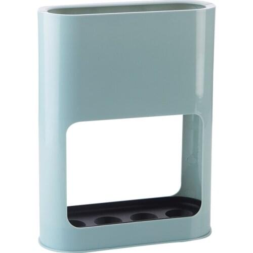 Household umbrella bucket drainable floor-mounted rain gear rack plastic hook type bathroom organizer