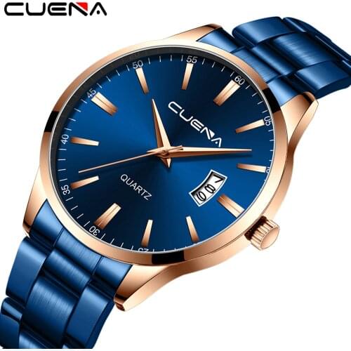 CUENA Mens Waterproof Watch
