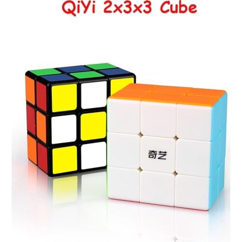 Kids Educational Toys QiYi smart 2x3x3 Magic Speed Puzzle Magic Cube Stickers sticker baby kids toys