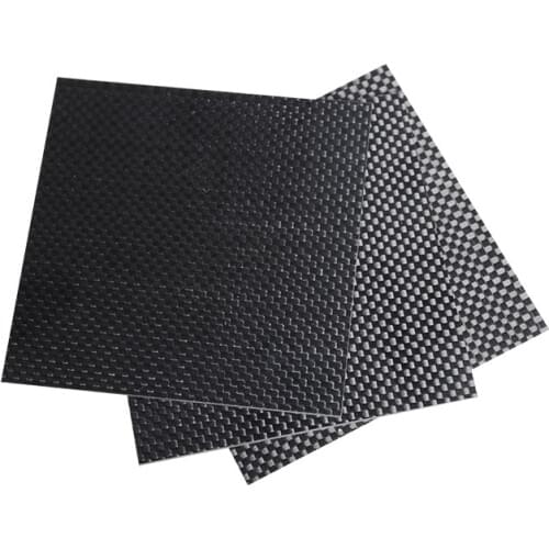 3K Full Carbon Fiber Sheet Plate Board Processing CNC Customization Thickness 0.2mm-5.0mm