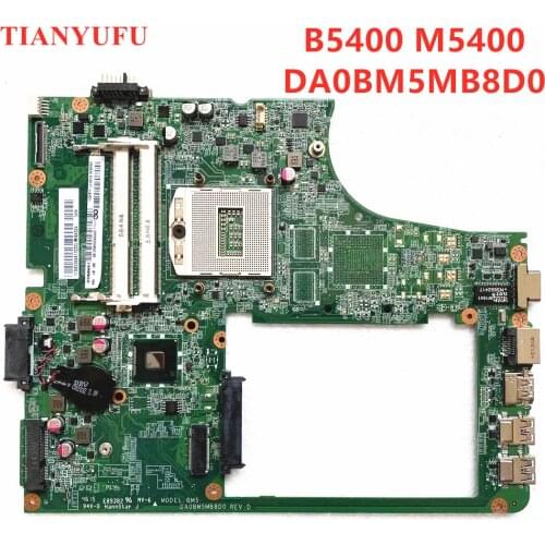 For Lenovo B5400 M5400 Laptop Motherboard DA0BM5MB8D0 DDR3 PGA947 Motherboard 100% fully tested