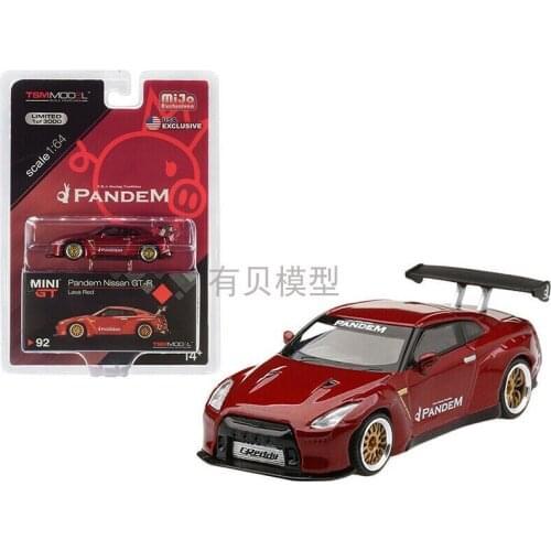 Mini GT cars 1/64 Pandem Nissan GT-R R35 Collector Edition Metal Diecast Model Car