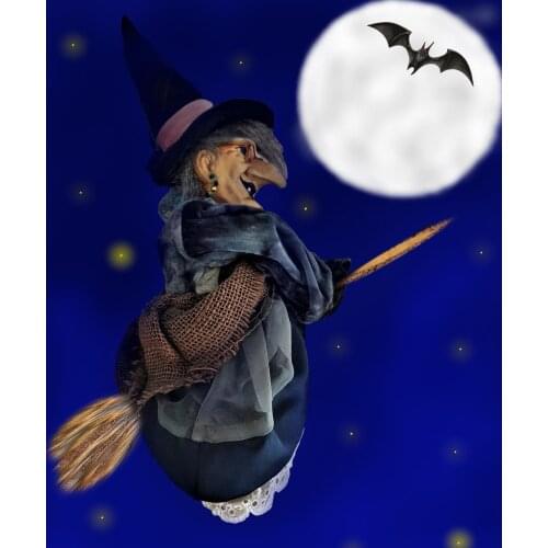 DIY 40X50 Oil Painting By Numbers Broom Witch paint by numbers On Canvas Home Decor Digital Painting chrismas