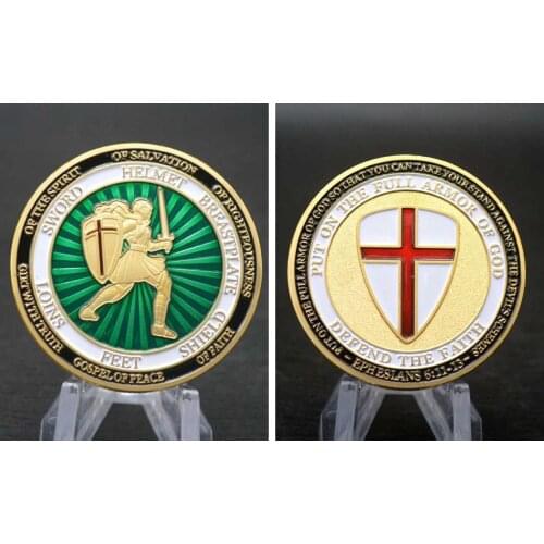 Put on the Whole Armor of God Commemorative Challenge Collection Coin Ephesians 6:11-13