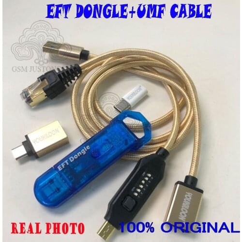 2020 Newest 100% Original EASY FIRMWARE TEMA / EFT DONGLE + UMF all boot Cable ( all In One Boot Cable )Free Shipping