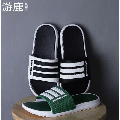 New Leisure Summer Anti-slip Bathroom Slippers Soft Concise Couples Indoor Sandals Platform Outdoor Shoes For Man Zapatillas