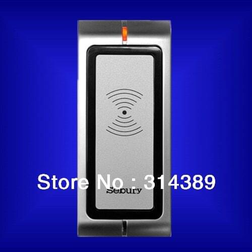 New Metal Shell Waterproof 125Khz,wiegand26 epoxy packaged Reliable RF contactless EM4100/4102 ID card READER