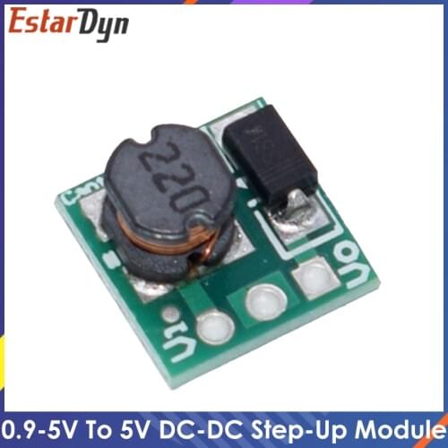 HW-626 0.9-5V To 5V DC-DC Step-Up Power Module Voltage Boost Converter Board 1.5V 1.8V 2.5V 3V 3.3V 3.7V 4.2V To 5V