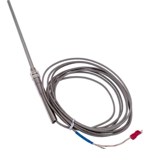 150mm probe type thermocouple K type thermocouple sensor stainless steel thermocouple 1m 2m 3m 4m 5m cable 0-400