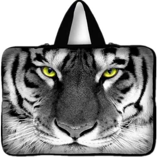 Women Tiger Handle Laptop Bag 7 10 12 13 14 15.6 17 inch Computer Bag PC Sleeve Bag Case Notebook Tablets Protector Pouch #1 #D