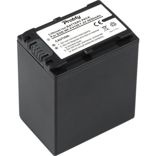 1*NP-FV100 NPFV100 FV100 Decoded Extended Battery 4650mAh For SONY HDR-CX190 HDR-CX200 HDR-CX210 Free shipping