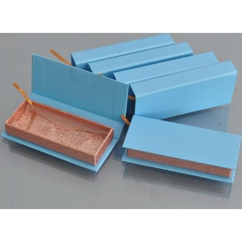 Wholesale Eyelash Packaging Box 20/100Pairs Empty Lash Packaging with Tray Rectangle Case 25mm Mink Lashes Box Eyelashes Package