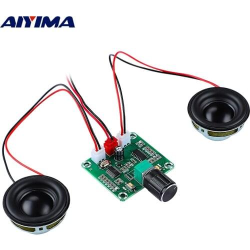 AIYIMA PAM8403 Bluetooth 5.0 Power Amplifier Audio Board 5Wx2 Hifi Stereo Mini Amp DIY Audio Portable Bluetooth Speaker