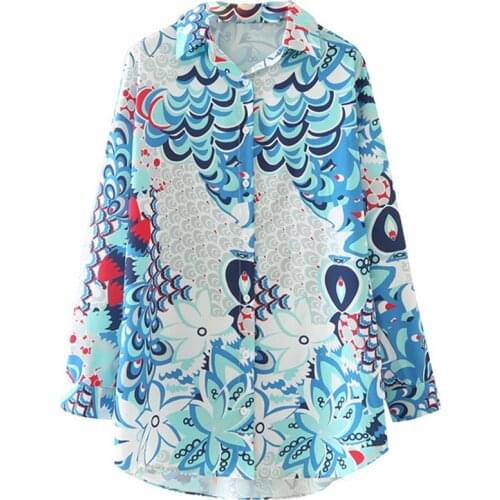 Женские голубые рубашки Aonibeier China At AliExpress