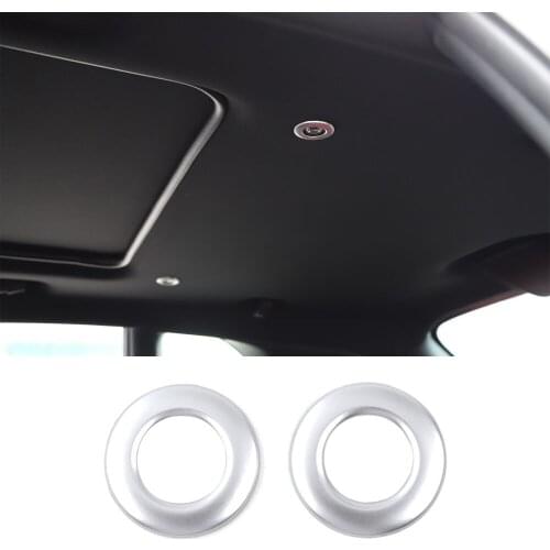 Car Roof Reading Light Lamp Decoration Rings Interior Car Accessories For Dodge Challenger 2014