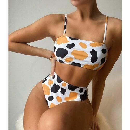 Bikinis 2021 Swim Suit Women Swimwear 2 Piece Swimsuit Bathing Biquini Feminino Maillot De Bain Femme Monokini Tankini