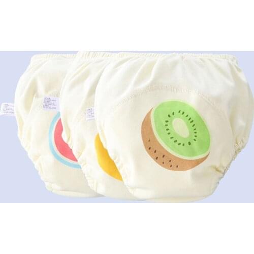 Baby Training Pants Panties Baby Cotton Diapers Washable Reusable Cloth Diaper Nappies Infants Children Underwear Nappy