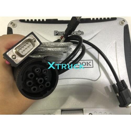 CF19 laptop+ LIEBHERR DIAGNOSTIC kit for Liebherr software SCULI with LIEBHERR excavator Crane diagnostic tool