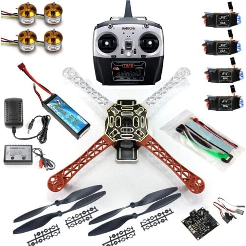 DIY Drone RC 4 Axis Multi QuadCopter UFO RTF/ARFKK V2.3 Circuit board+1000KV Motor+30A ESC+Lipo+F450 Flamewheel+8ch Transmitter