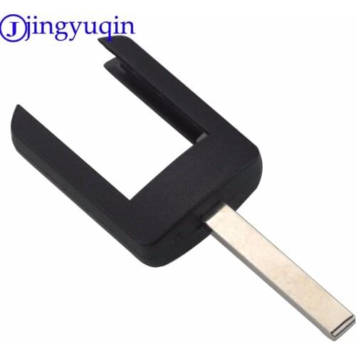 Jingyuqin Uncut Blank HU100 Blade Car Key Shell Cover Case for Vauxhall Opel Corsa Agila Meriva Combo