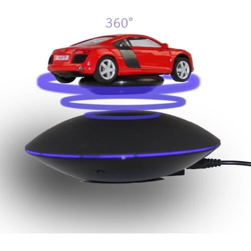 DIY Magnetic Levitation Rotating Display Platform With LED Light Base Can Load-Bearing 200g Small Artwork Festival Chrismas Adve