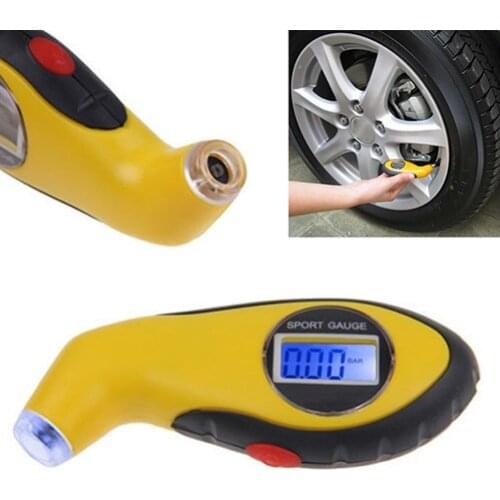 Digital LCD Display Tire Air Pressure Gauge Tester for Auto Car Motorcycle Auto parts