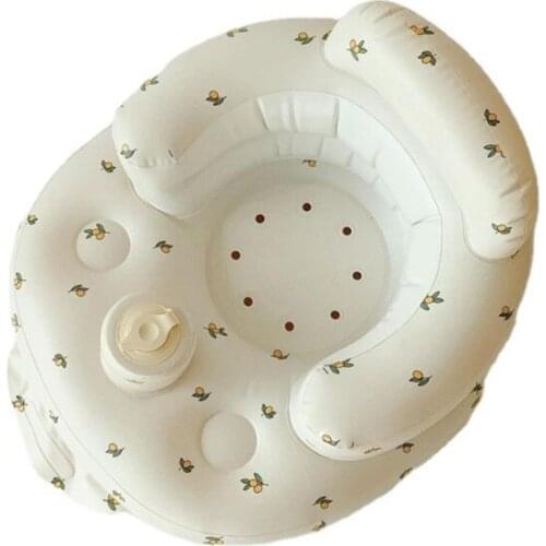 Multifunctional Baby PVC Inflatable Seat Inflatable Bathroom Sofa Learning Eating Dinner Chair Bathing Stool