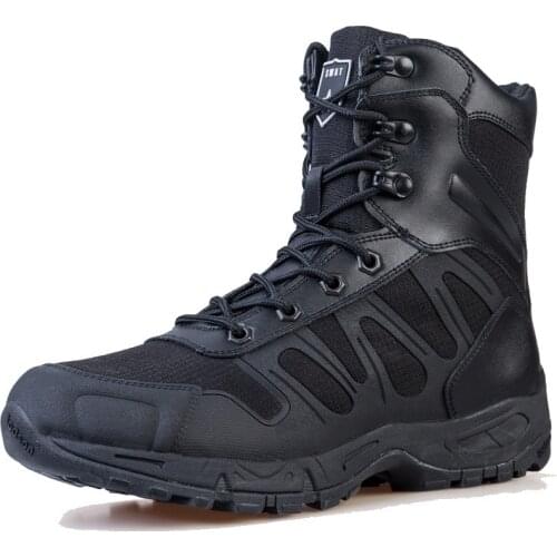 Men Military Ultralight 07 Training High Tube Shoes Male Outdoor Waterproof Camping Hiking Trekking Hunting Fishing Female Boots