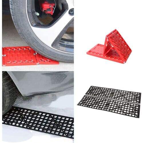 Pack of 4pcs Emergency Tire Traction Mats Car Antiskid Pads Sand Mud Snow Track Tire Ladder