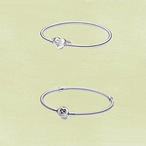 2021 Mothers Day New Infinite Buckle Snake Chain Winged Heart-shaped Bracelet, High-quality Jewelry For Wife Mother As A Gift