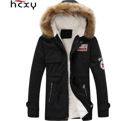 New 2017 Winter Jacket Fur Collar MenS Down Jacket Cotton-padded Coat Thickening Jacket Parka Men Manteau Homme