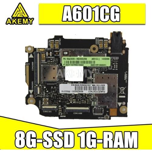 New! original For Asus ZenFone 6 A600CG A600C Tablets motherboard Mainboard logic board W/ 8GB SSD 1G-RAM Z2520