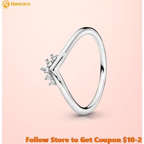 Danturn New 925 Sterling Silver Rings Swirling Lines Ring Original Famous 925 Silver European Ring Women DIY Jewelry Making Gift