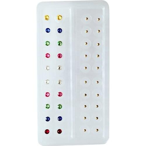 New acupuncture ear massage crystal magnetic ear beads ear acupoint stickers ear pressure seeds