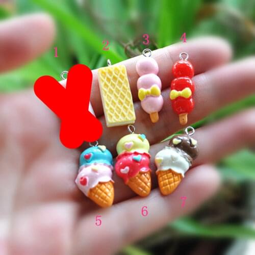 Very hot icecream charms necklace shoes pendant for DIY woman jewelry pendant