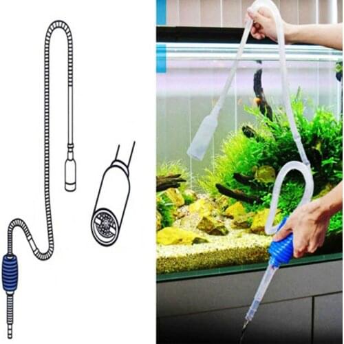 Aquarium Gravel Clean Vacuum Water Change Changer Gravel Aquarium Simple Siphon Tube Fish Tank Gravel Vacuum Siphon Pump Cleaner