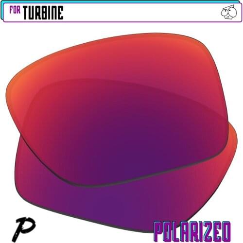EZReplace Polarized Replacement Lenses for - Oakley Turbine Sunglasses - Midnight P