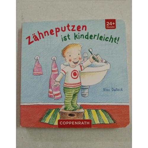 Parent Child Kids German Book Early Education Enlightenment Cute Picture Interesting Story Learning Libros Cardboard Books Age 2