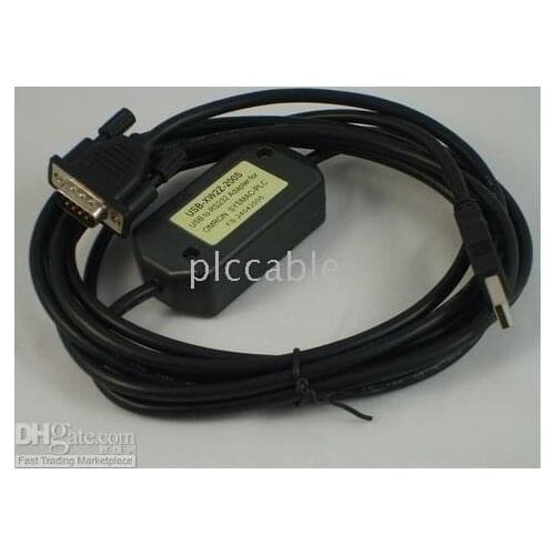 USB-XW2Z-200S:USB/RS232 port(DB9),Programming cable for Omron PLCs with RS232 port(DB9),with indicator free shipping