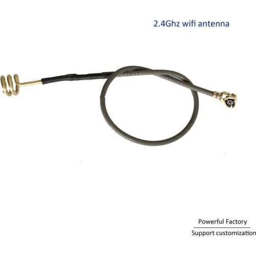 Factory customization 2.4ghz Antenna Wifi IPEX 1.13 spring internal Antenna FPC cable antenna for communication 10PCS / batch