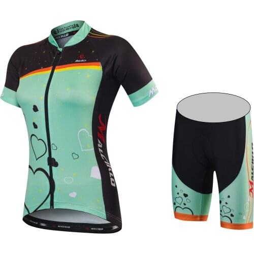Womens Sportswear Female Cycling Jerseys Bicycle Girl Racing Jersey Riding Clothings Lady Sportwear Free Shipping QM17DT10