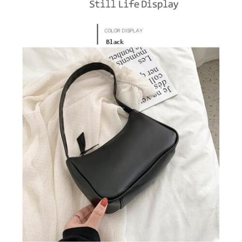 Bag Ladies Women 2021 Casual Retro Mini Shoulder Fashion Quality Leather Portable Totes Bags Wide Strap Handbags Small Bags For