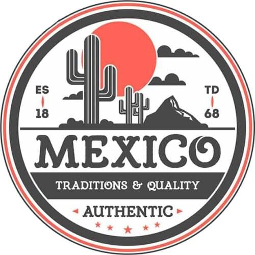 13cm x 13cm For Mexican Isolated Cactuses Car Accessories Funn High Qualit Car Sticker Vinl Decal Waterproof