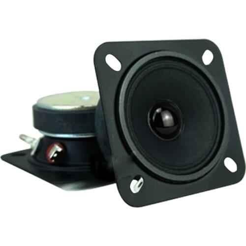 3 Inch 75mm Square Tweeter Speaker Unit 4Ohm 15W Treble Audio Speaker Tweeter KTV Loudspeaker Card Music Box Speaker DIY