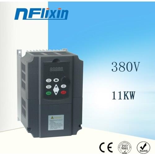 11KW/3 Phase 380V/25A Frequency Inverter-Free Shipping-Shenzhen vector control 11KW Frequency inverter/ Vfd 11KW