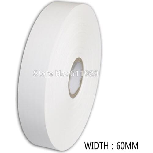 Free shipping width 60mm wholesales blank white nylon tape/customize clothing care labels/garment printed tags/ribbon printing