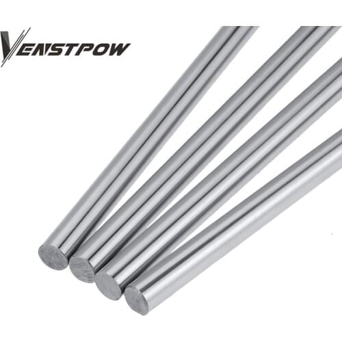 2pcs 6mm 8mm 10mm 12mm 16mm 8 400mm linear shaft 3d printer parts 8mm 400mm Cylinder Chrome Plated Liner Rods axis