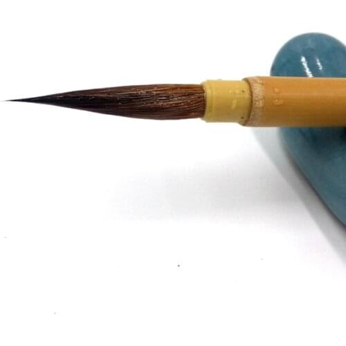 Weasel Hair Painting Brushes Chinese Calligraphy Brush Long Wolf Hair Calligraphy Practice Brush Pen Painting Fine Line Brush